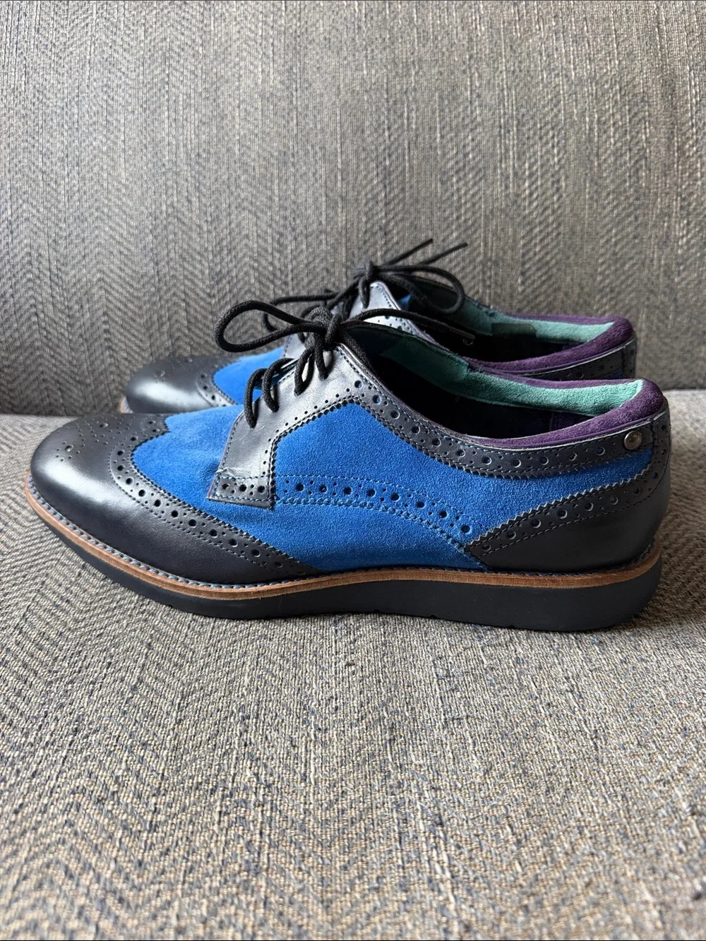 Ted Baker Treey Men’s Multicolored Oxfords Dress Shoes Size:10